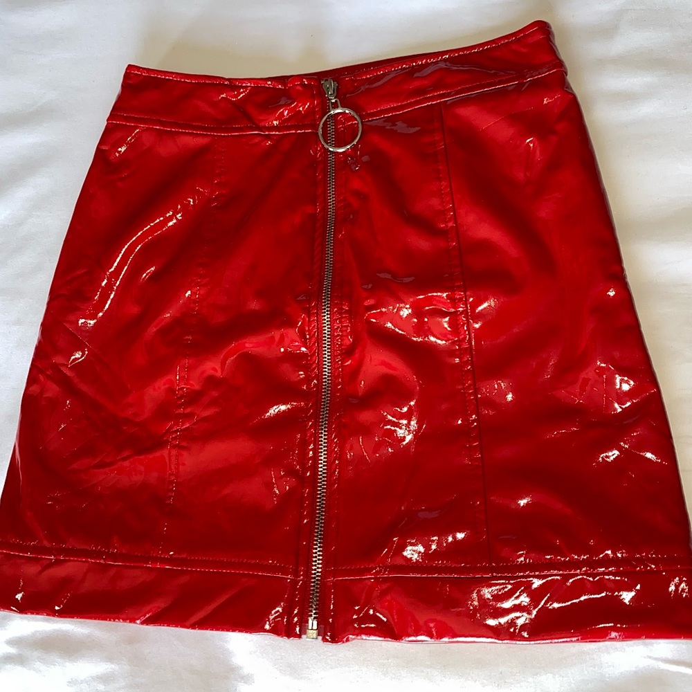 Patent Leather Skirt